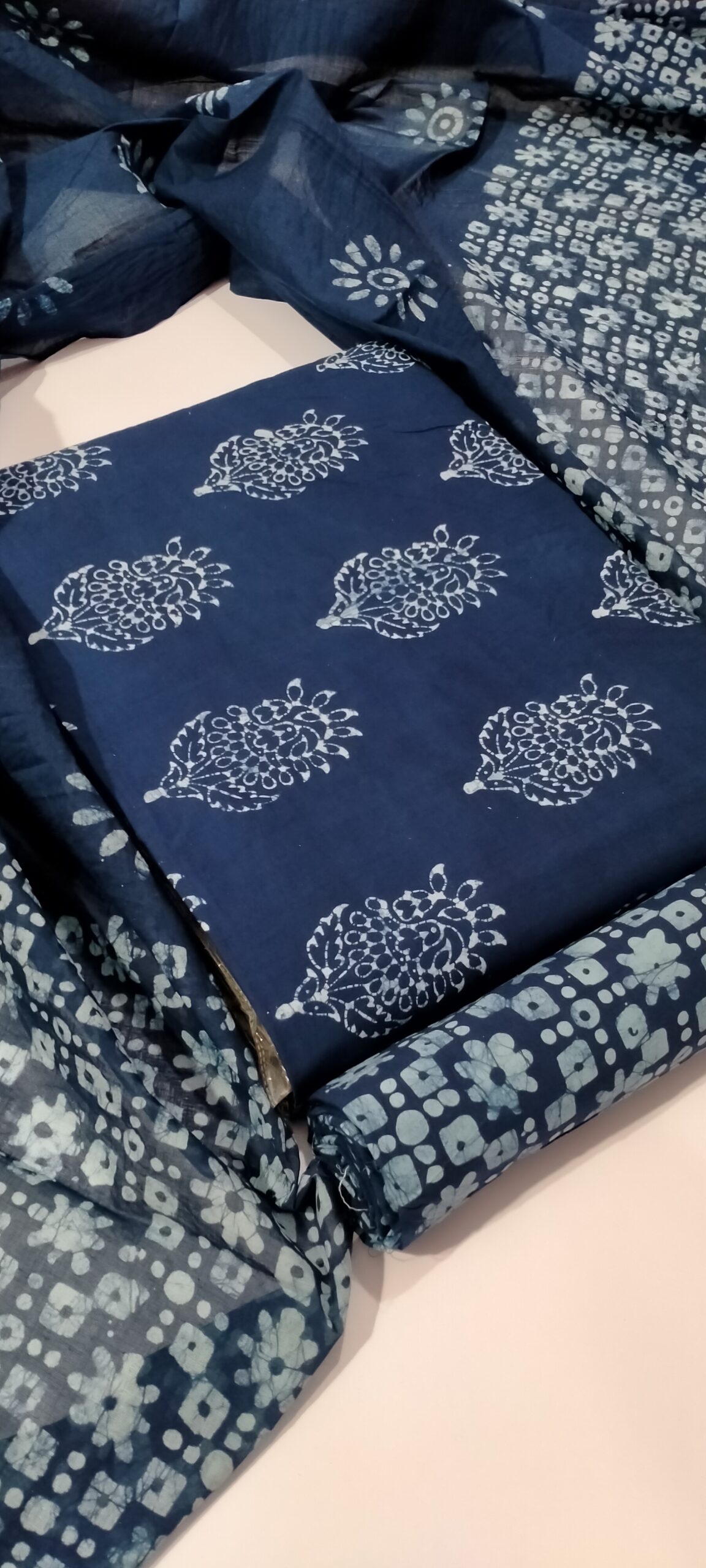 wax batik printed suit