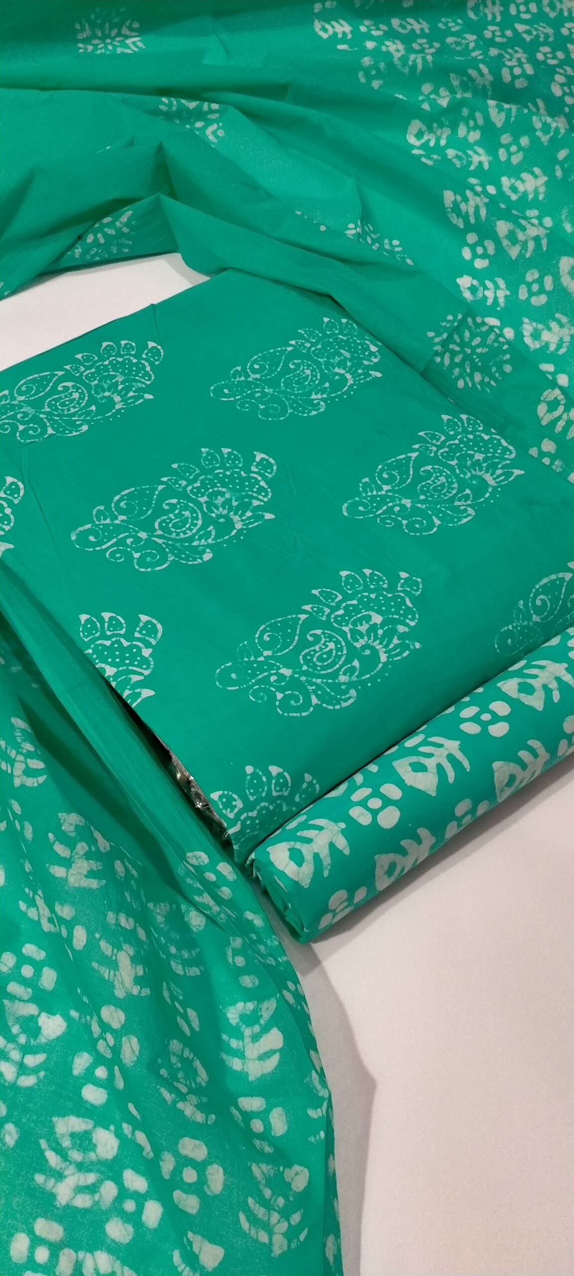 wax batik printed suit
