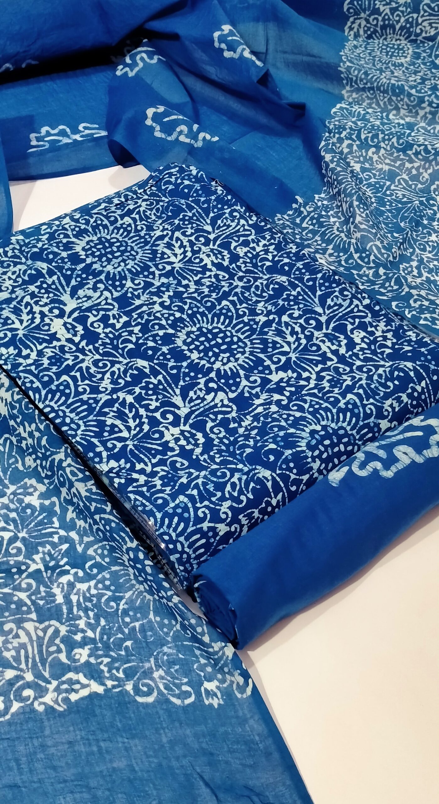 Indonesian wax batik printed suit
